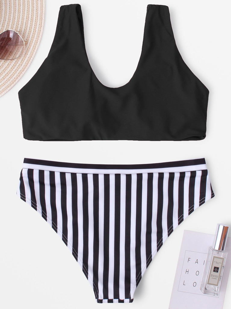 Black Girl Yellow Bikini