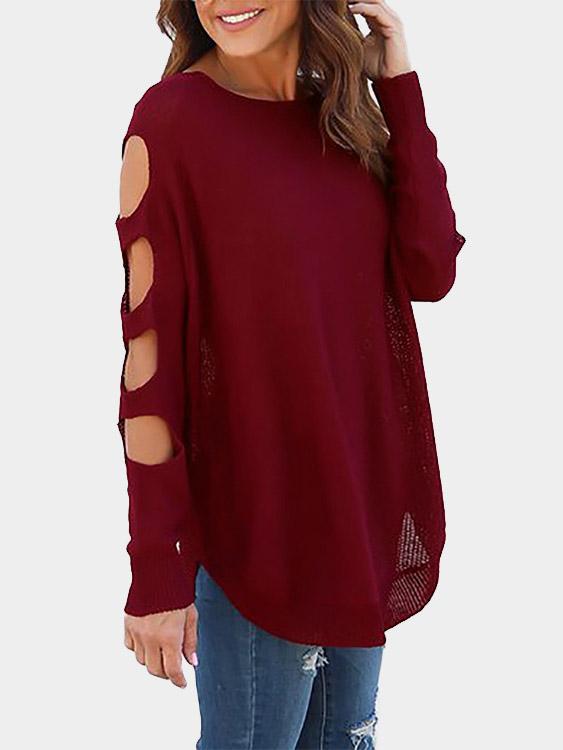 Womens Burgundy T-Shirts