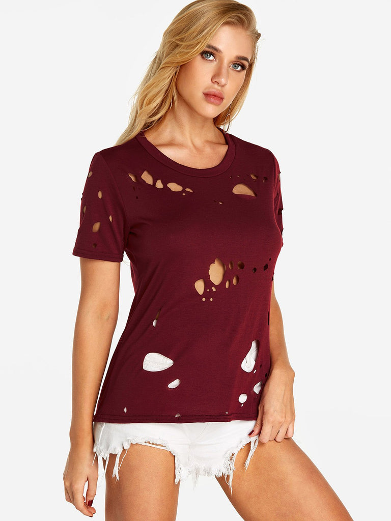 Ladies Red T-Shirts