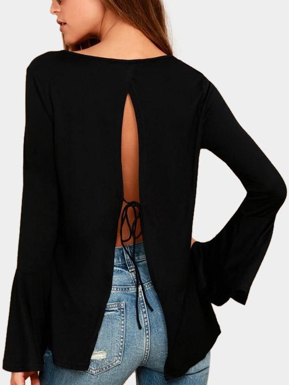 Womens Black T-Shirts