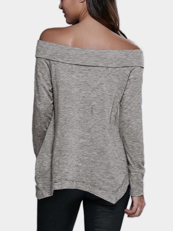 Womens Grey T-Shirts