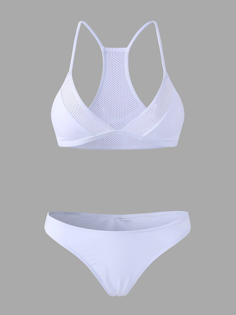 Womens Sleeveless Two Piece Bikinis