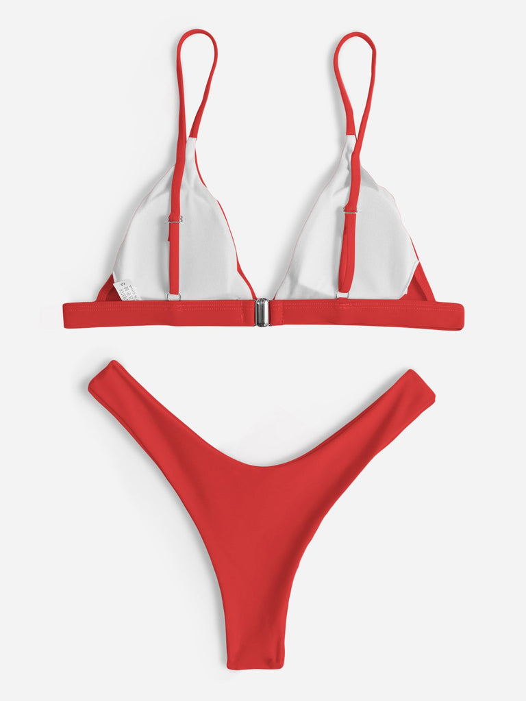 Womens Red Bikinis