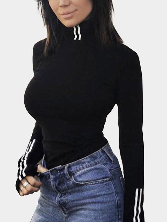 Womens Black T-Shirts
