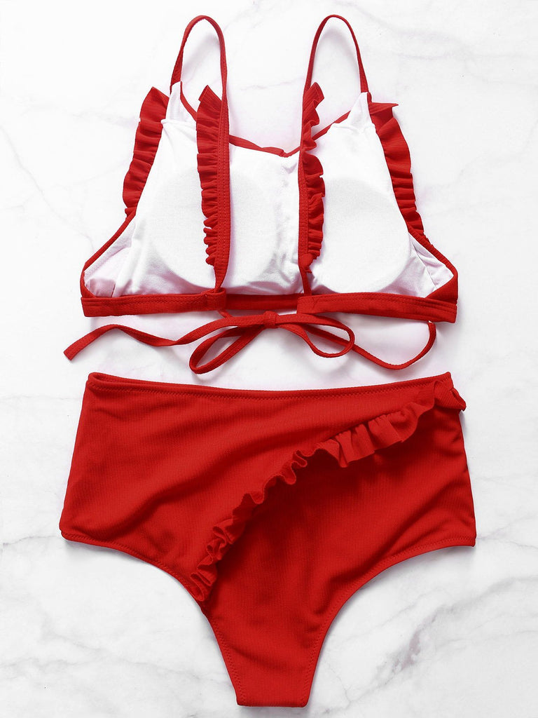 Womens Red Bikinis