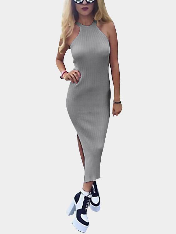 Ladies Grey Bodycon Dresses