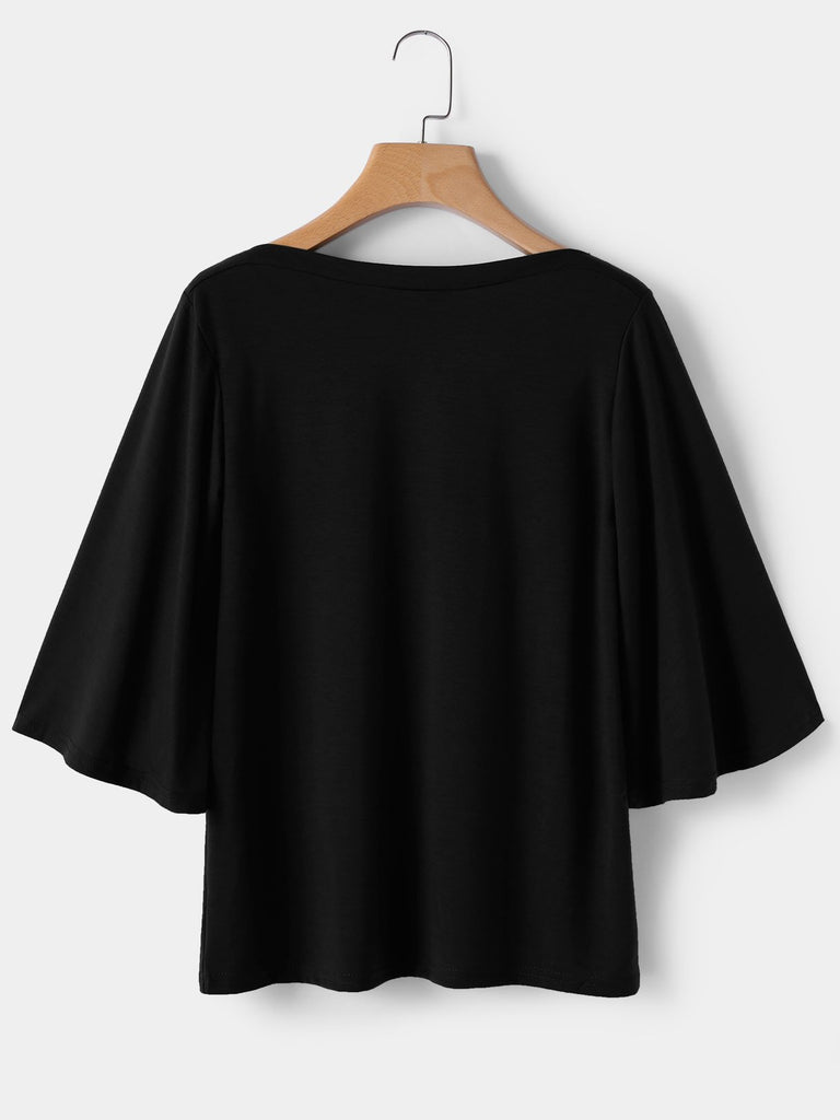 Womens Black T-Shirts