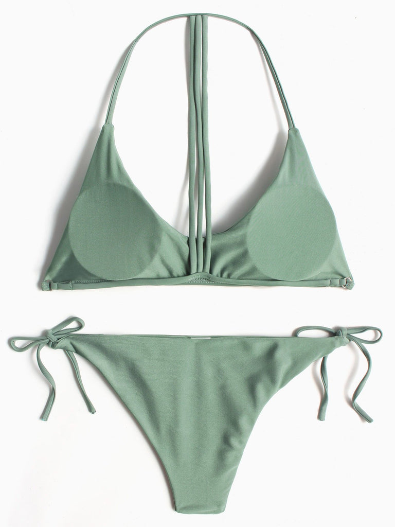 Womens Green Bikinis