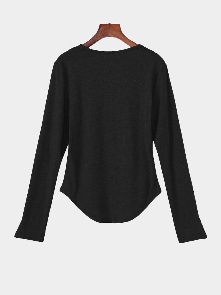 Womens Black T-Shirts