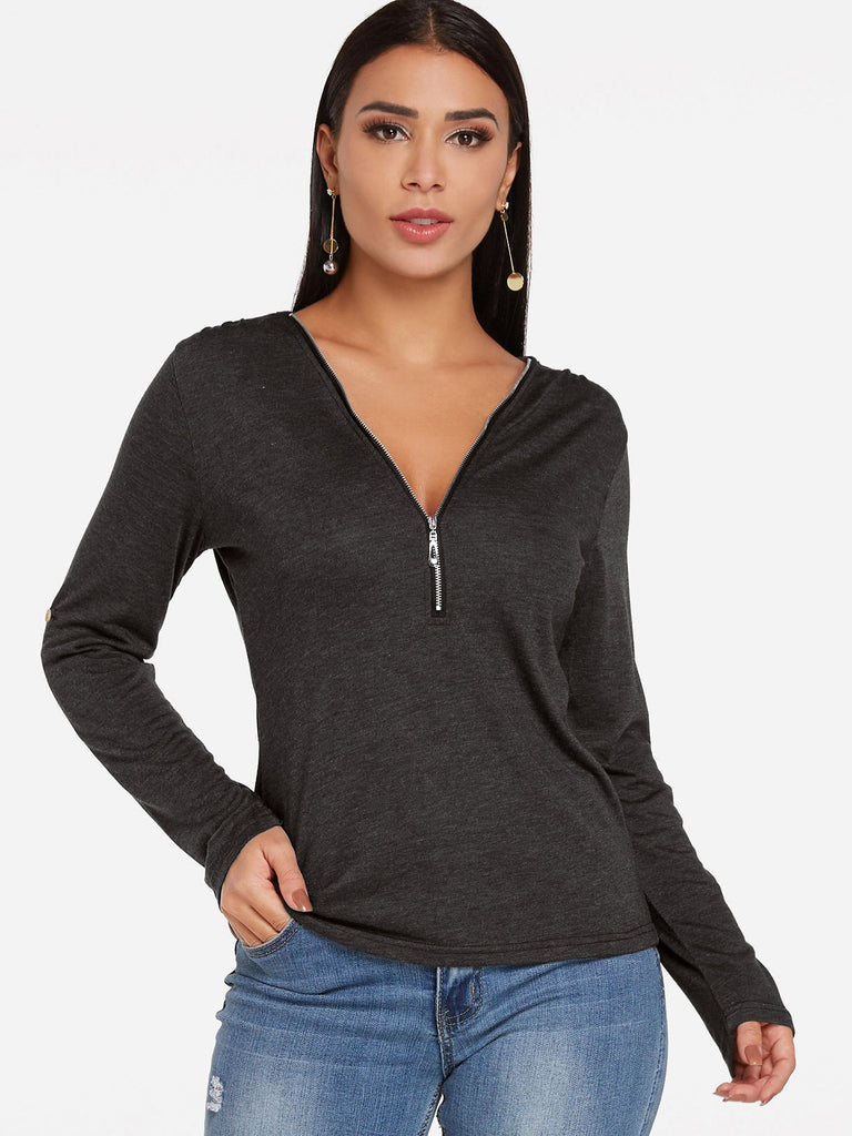 Ladies Navy Blue T Shirts
