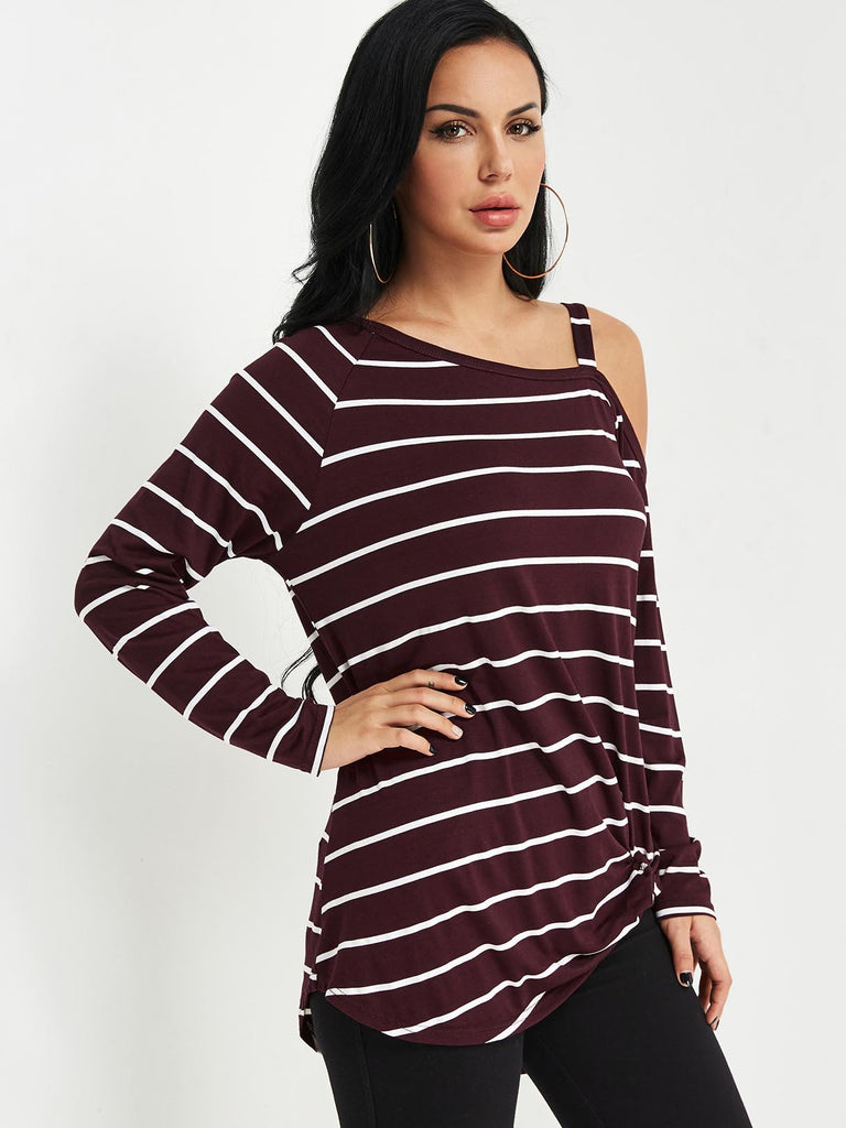 Ladies Burgundy T-Shirts