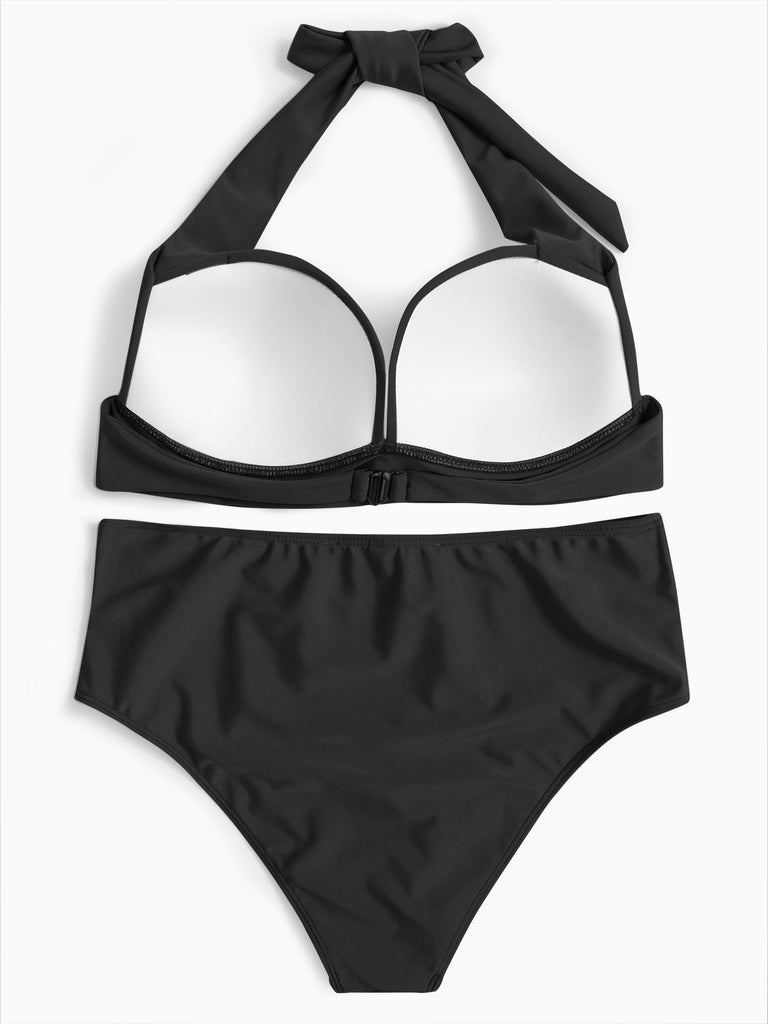 Womens Sleeveless 2 Piece Bikinis