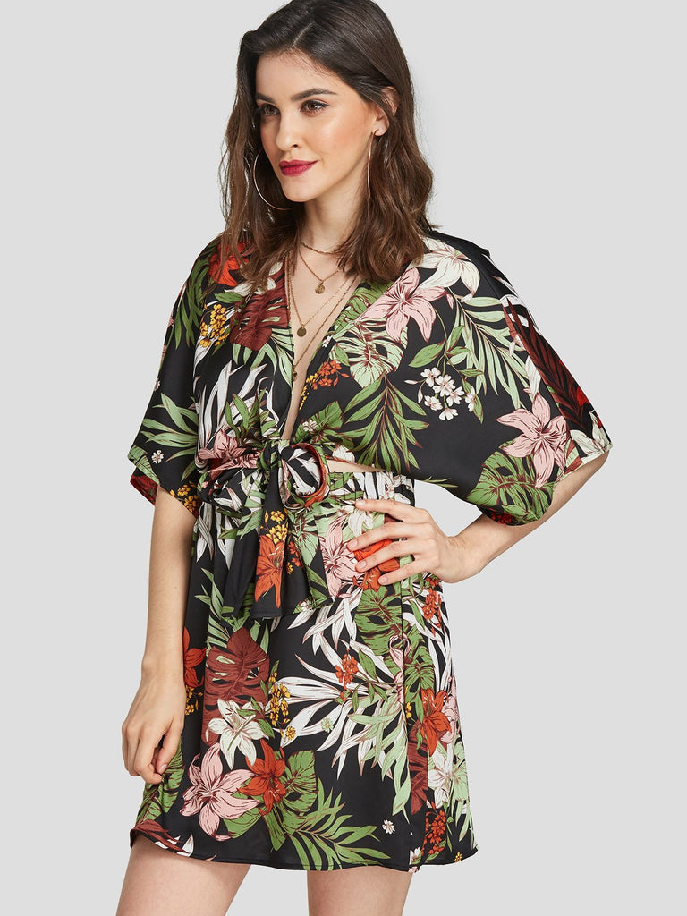 Ladies Floral Floral Dresses