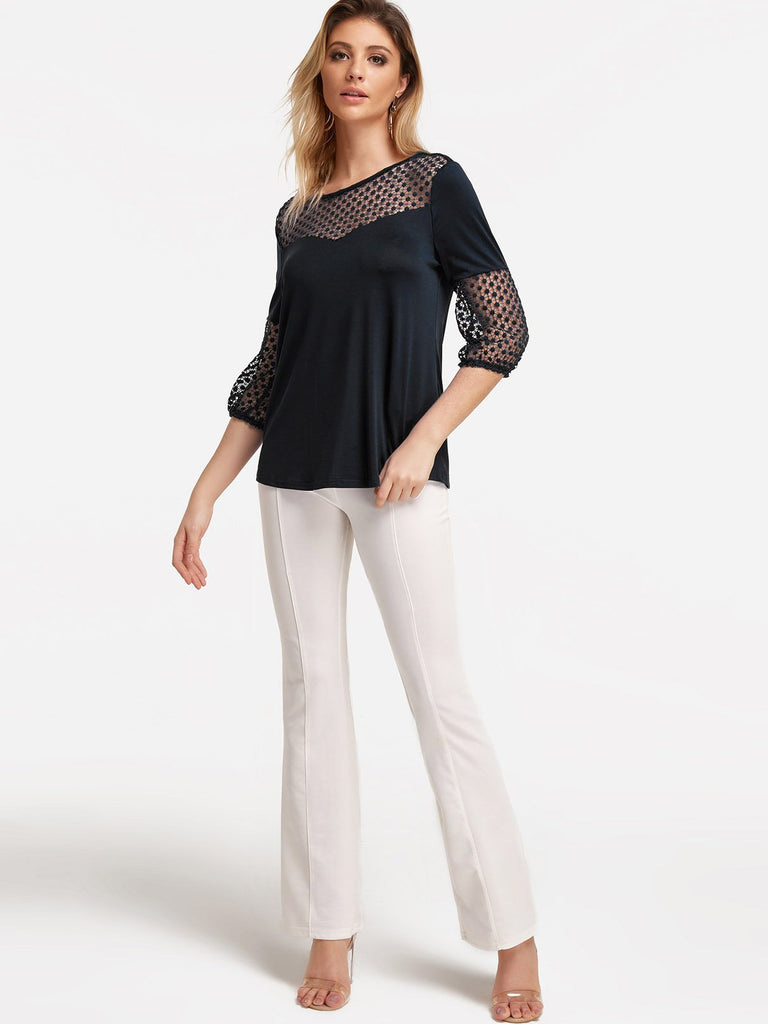 Womens 3/4 Sleeve Blouses