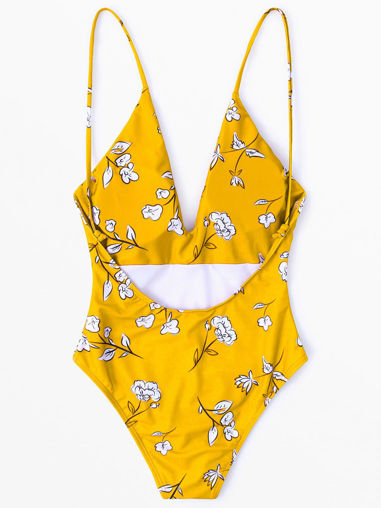 Womens Yellow One-Pieces