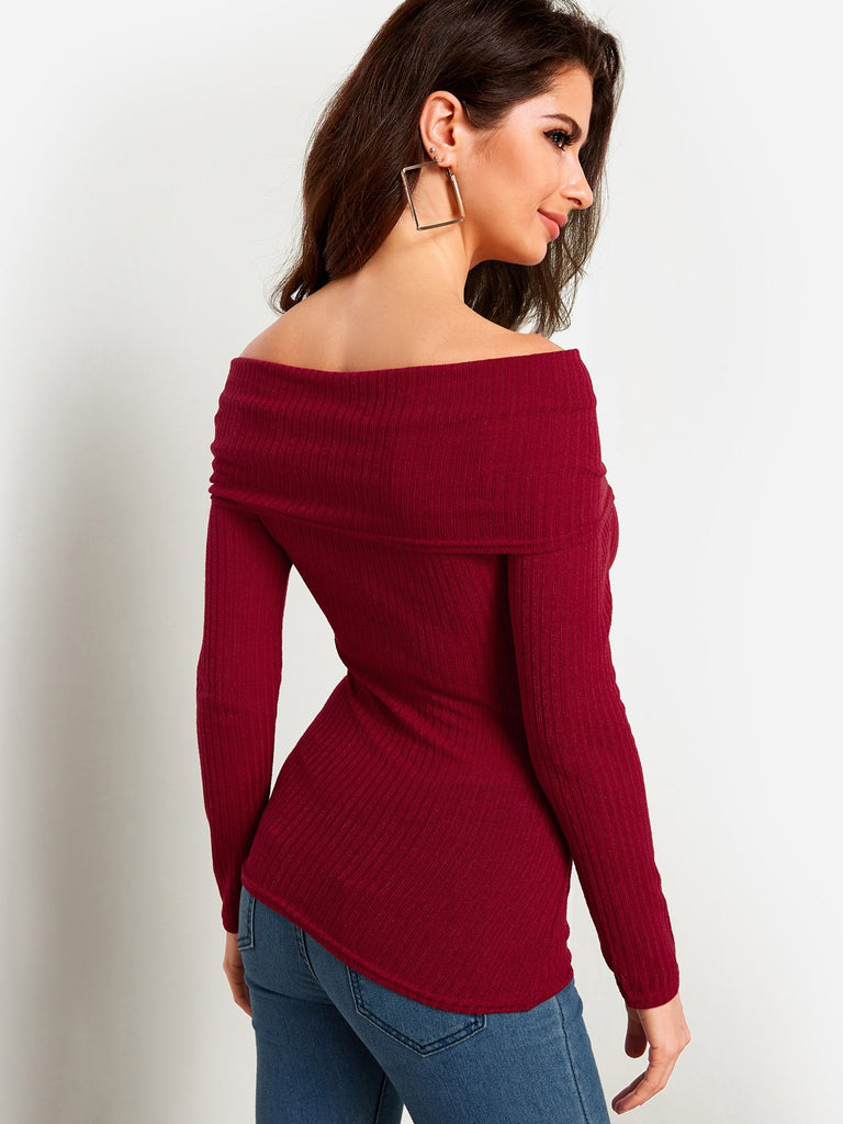 Womens Burgundy T-Shirts