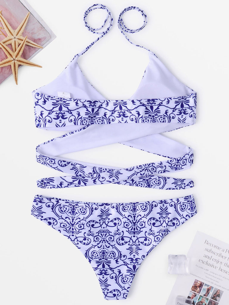Womens Blue Bikinis