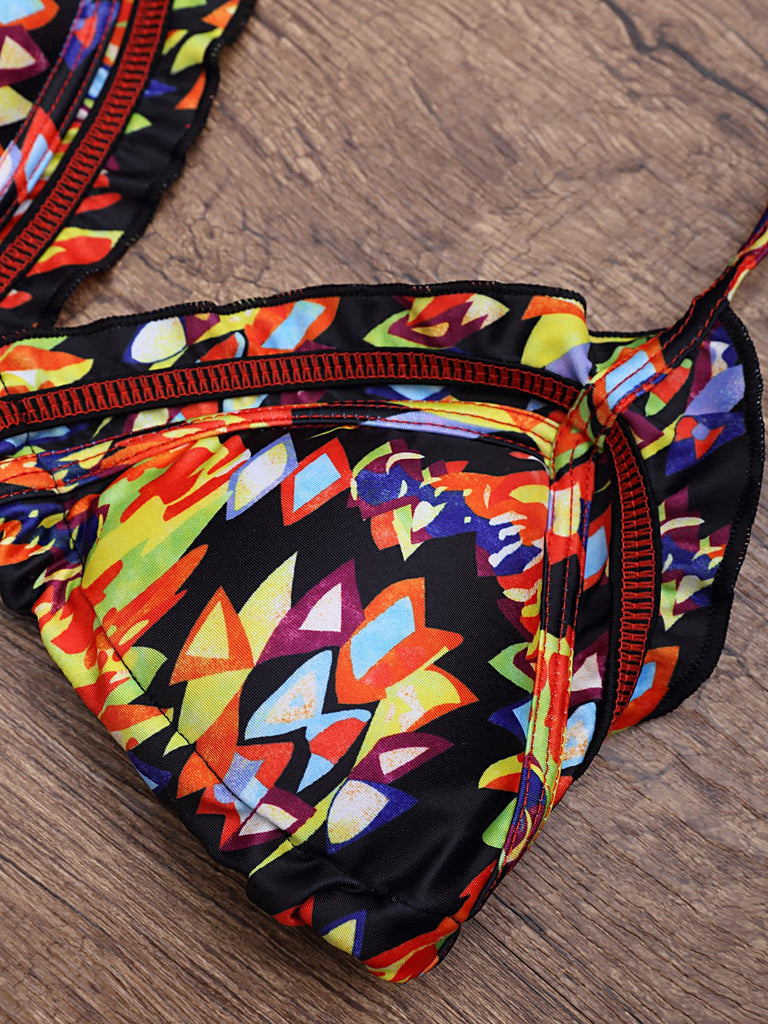 Womens Sleeveless Two Piece Bikinis
