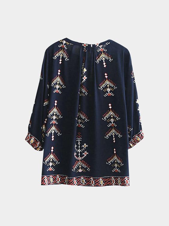 Womens Navy Blouses