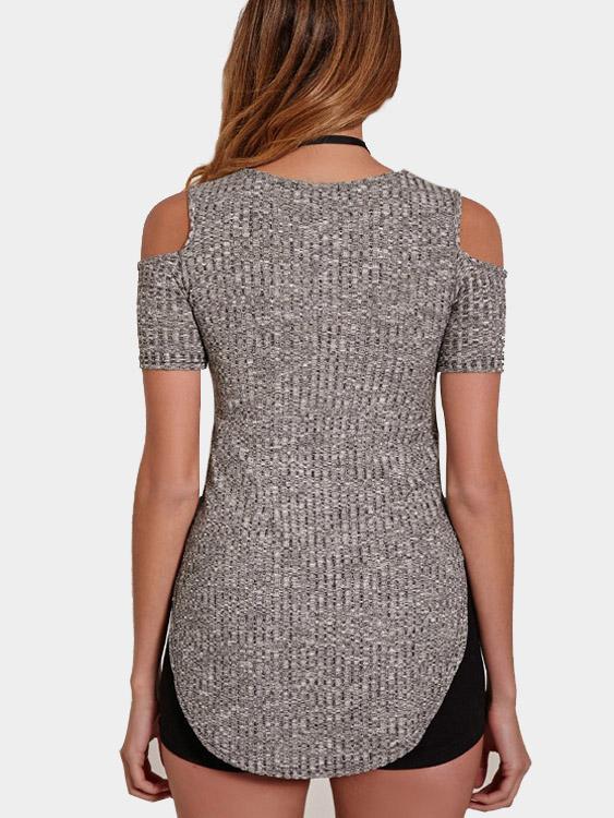 Womens Gray T-Shirts