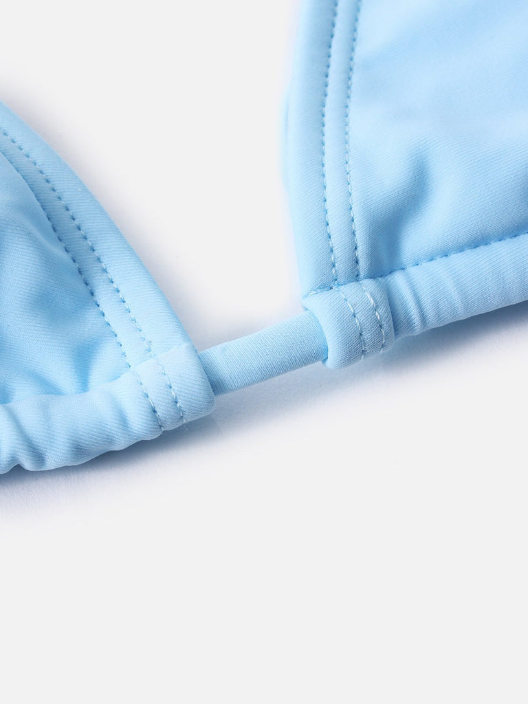 Ladies Sky Blue Bikinis