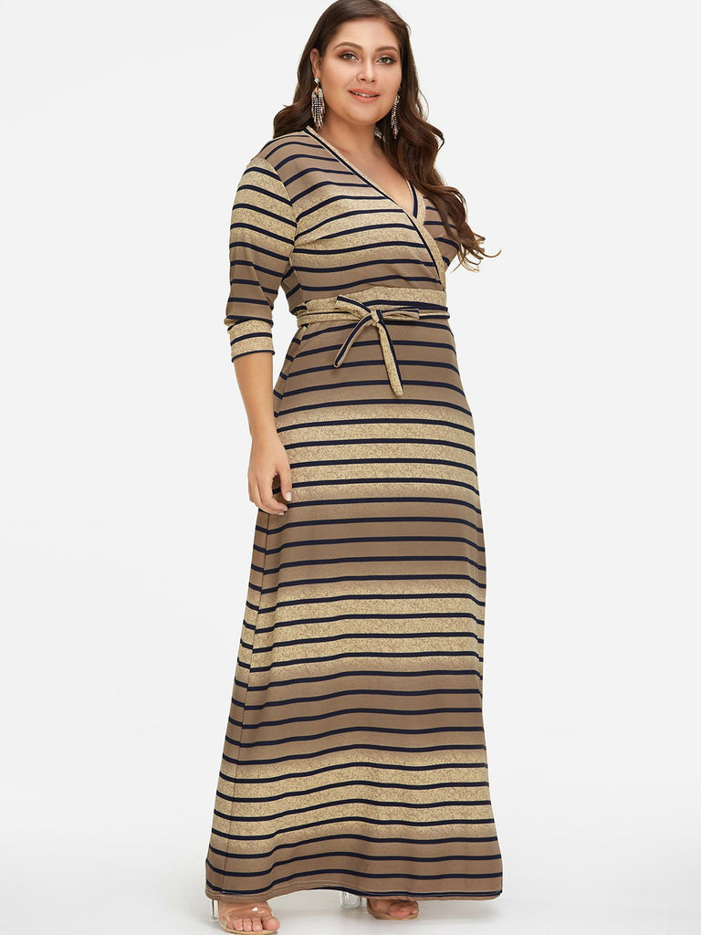 Ladies Khaki Plus Size Dresses