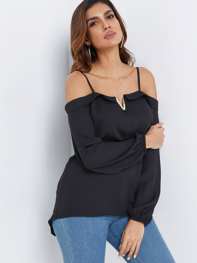 Ladies Long Sleeve Blouses