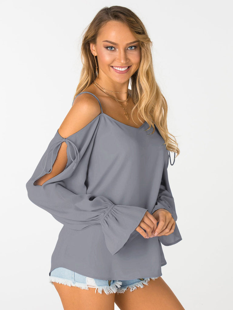 Ladies Grey Blouses