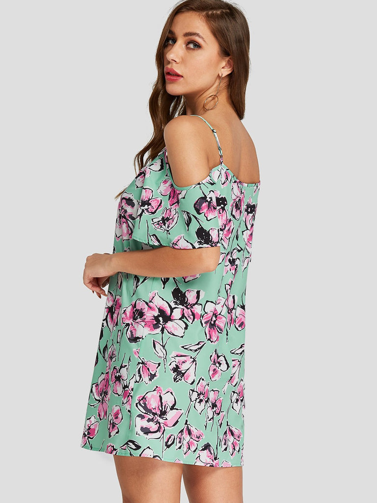 Ladies Green Mini Dresses