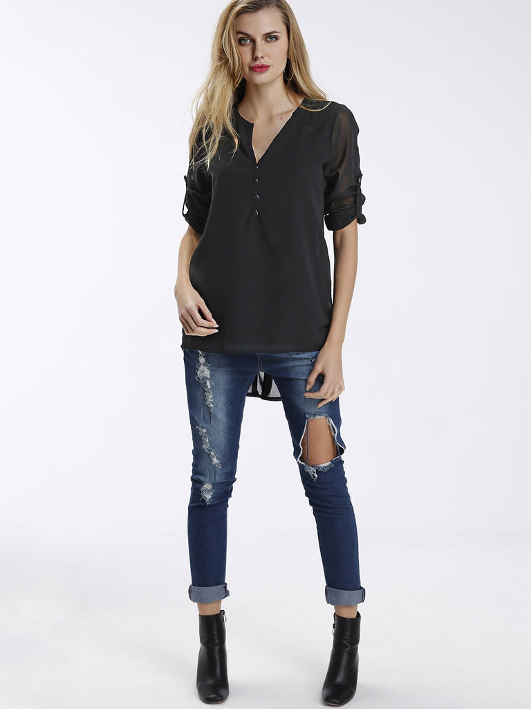 Ladies Long Sleeve Blouses