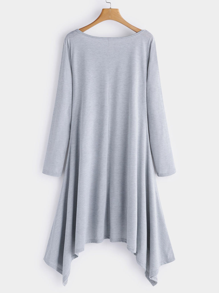 Womens Grey Casual Dresses
