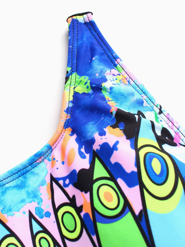 Ladies Sleeveless One-Pieces Swimwears