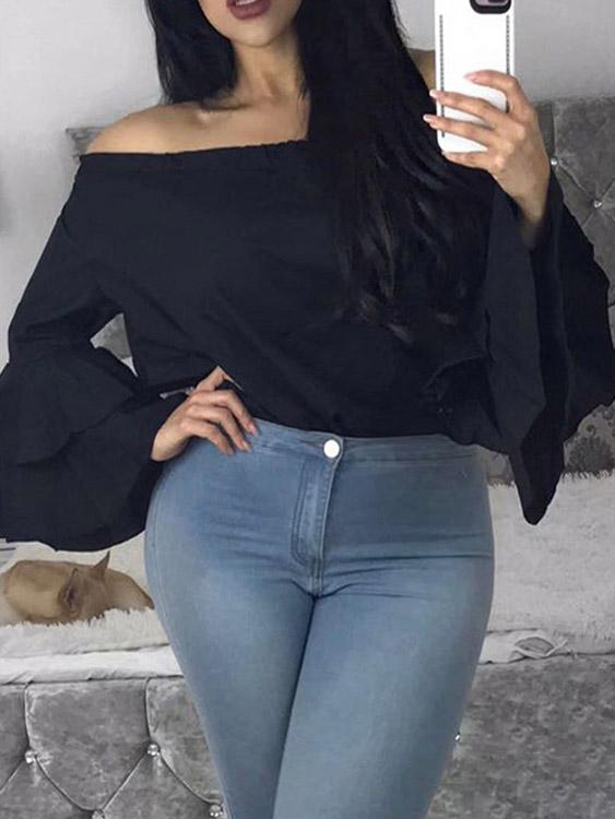 Ladies Black Blouses