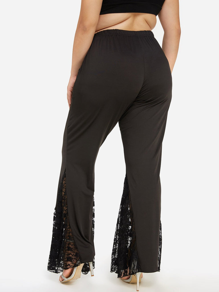 Ladies Black Plus Size Bottoms