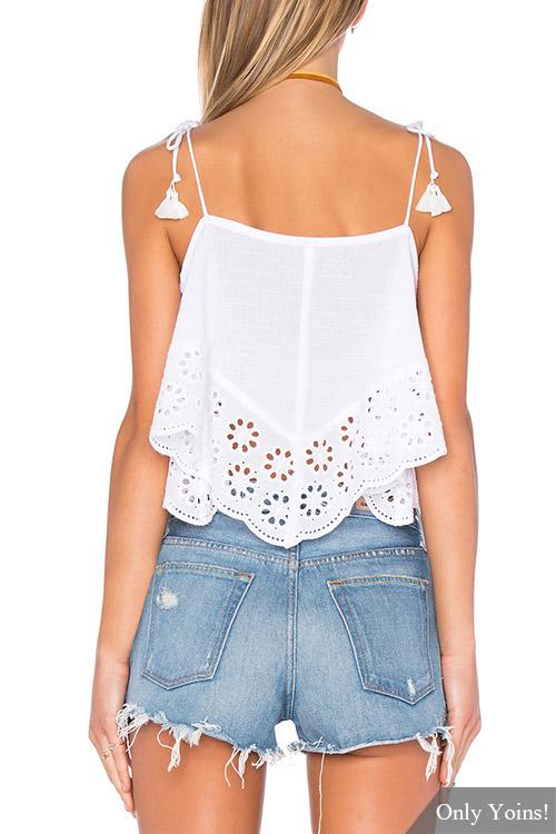 Womens White Camis