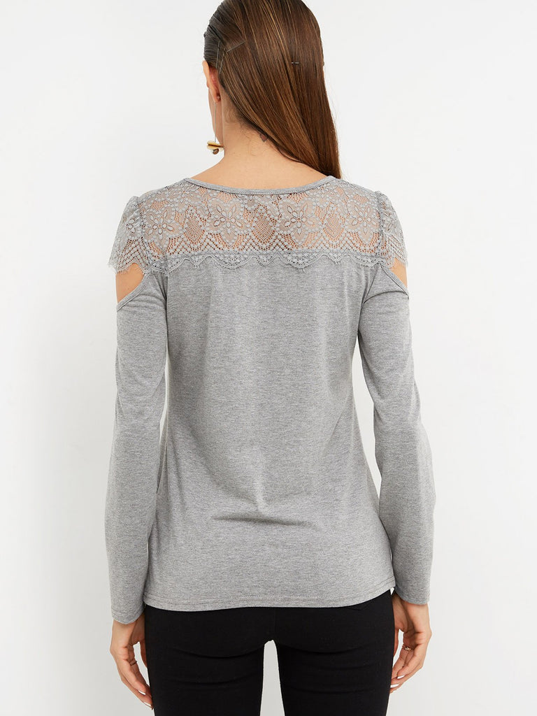 Womens Grey T-Shirts