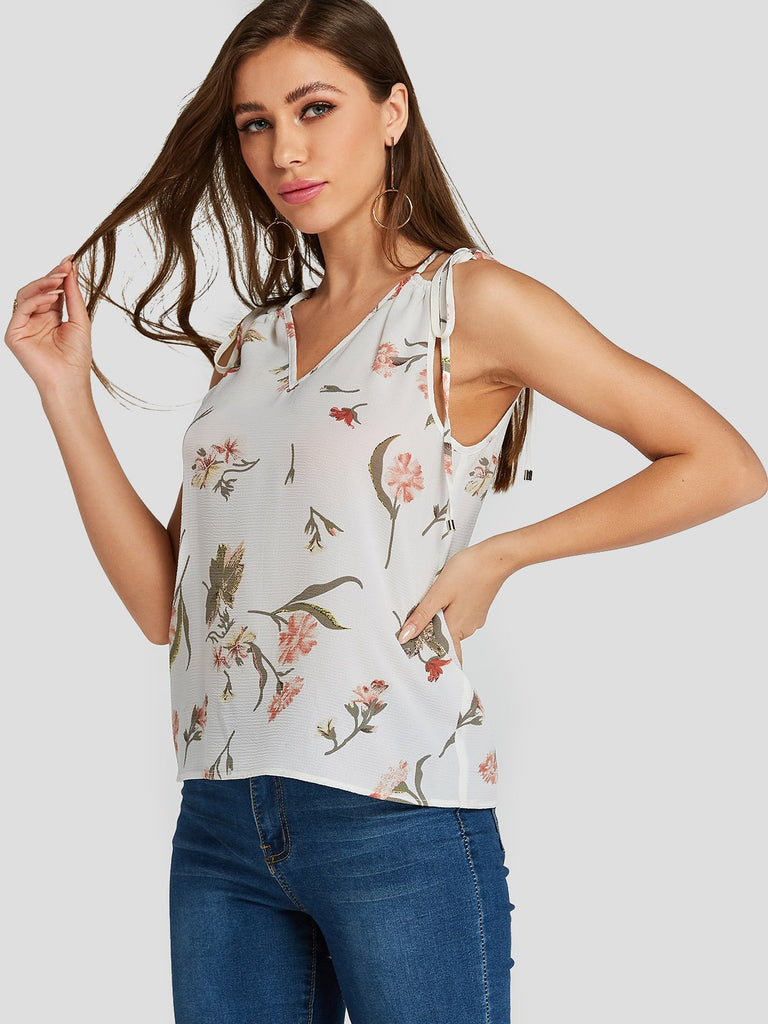 Ladies White Camis
