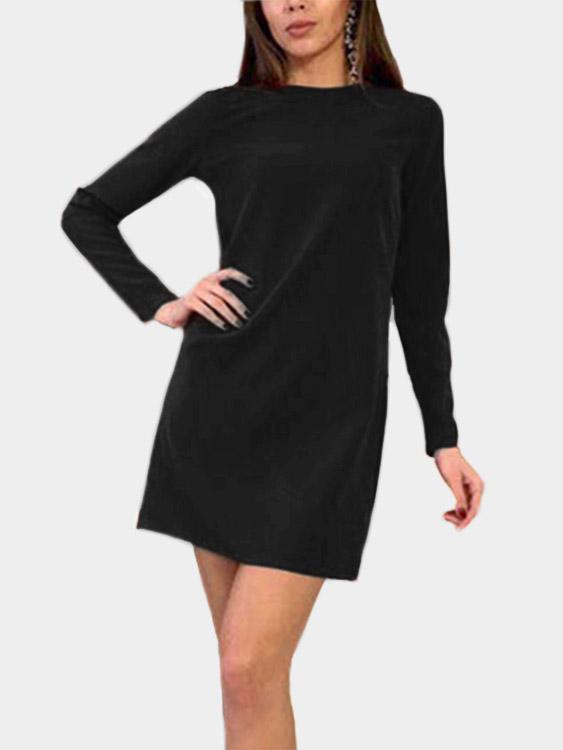 Ladies Long Sleeve Mini Dress