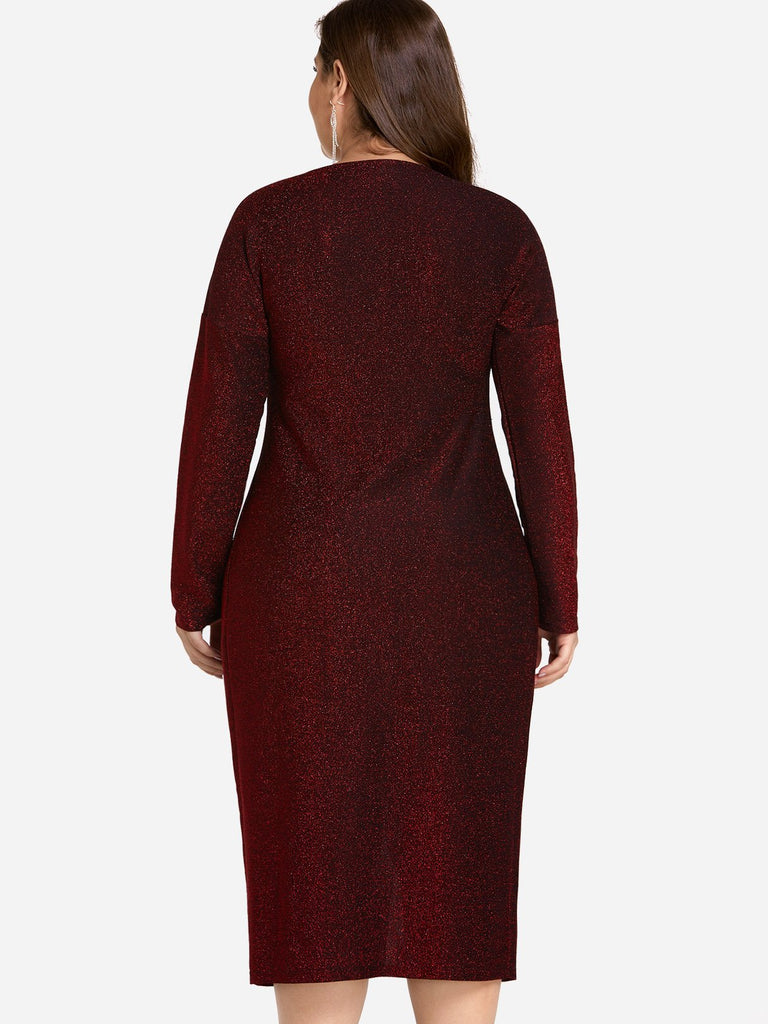 Womens Red Plus Size Dresses