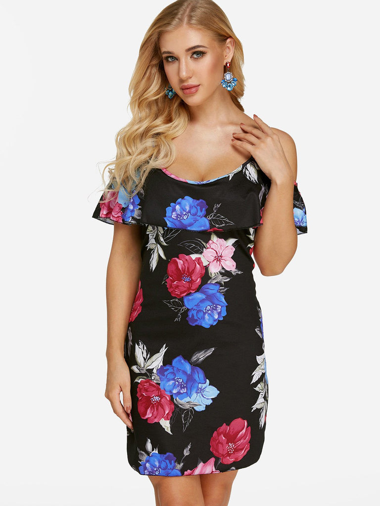 Ladies Short Sleeve Mini Dresses