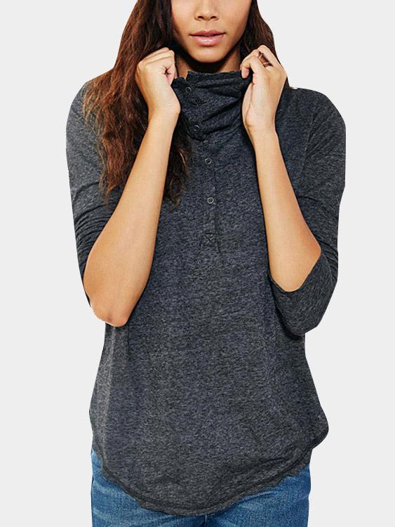 Long Sleeve Black T-Shirts