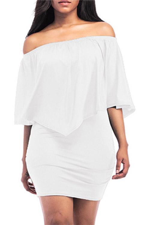 Ladies White Mini Dresses