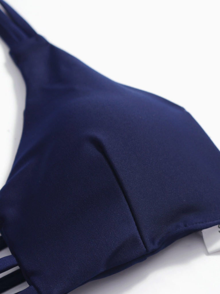 Ladies Navy Bikinis