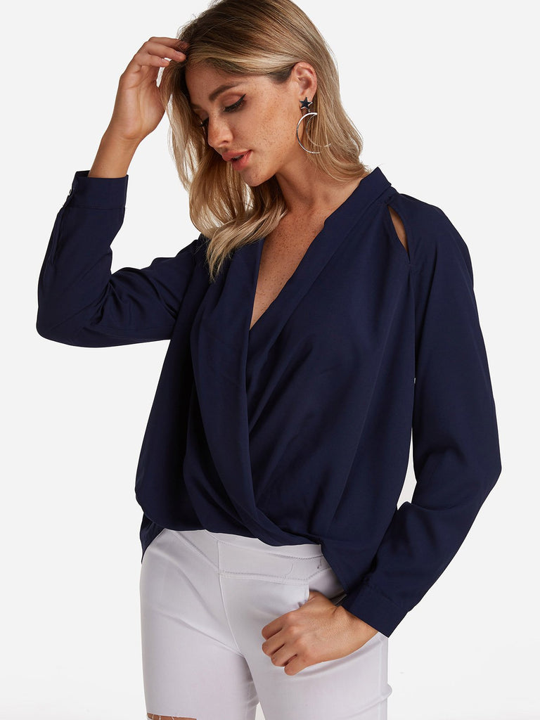 Ladies Long Sleeve Blouses