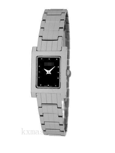 Discount Elegance Tungsten 13 mm Watch Band 9063L_BLK_K0015319