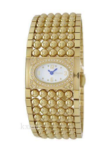 Wholesale High Fashion Gold-Tone Stainless Steel 30 mm Watch Band 9091DIA_WHT_K0015305
