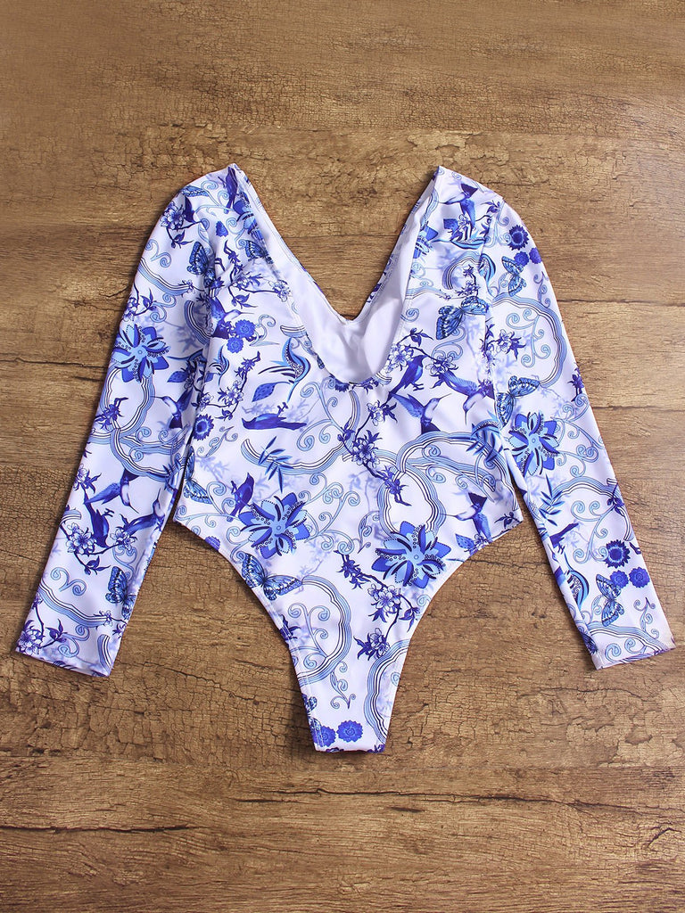 Womens Blue One-Pieces