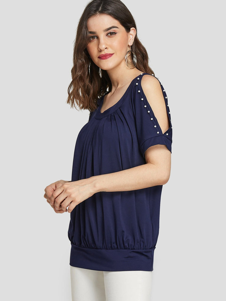 Ladies Navy T-Shirts