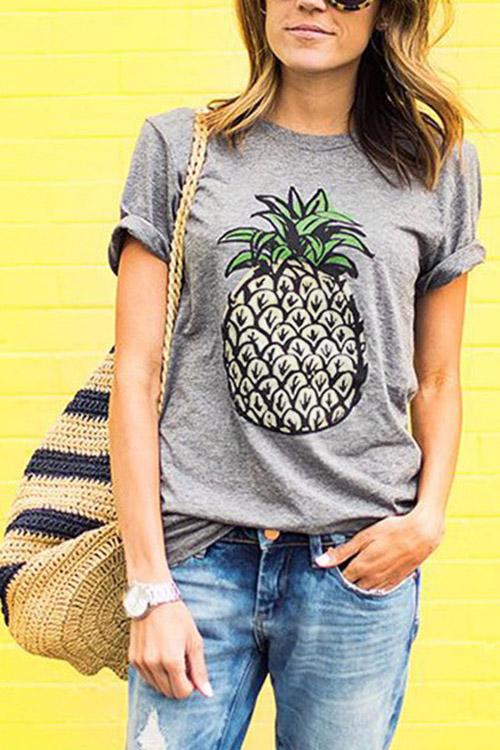 Ladies Grey T-Shirts