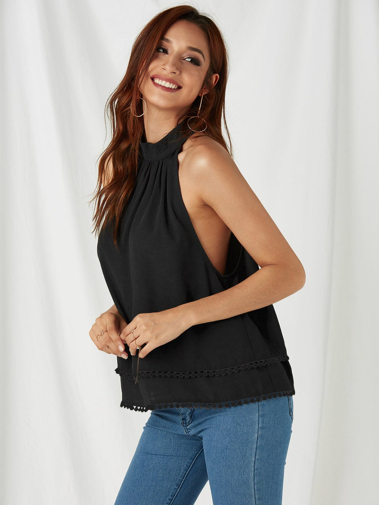 Ladies Black Camis